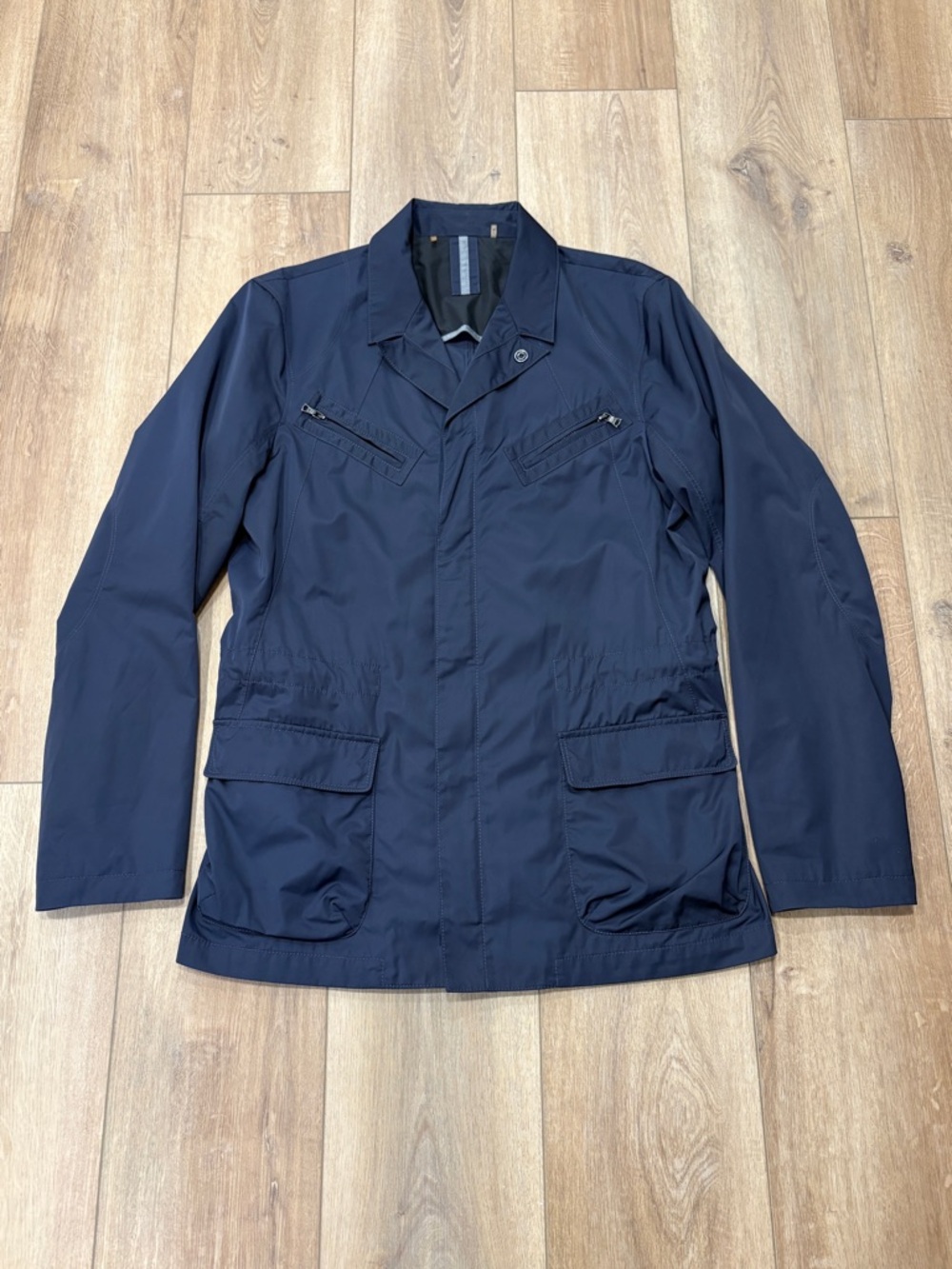 🌟ELIE TAHARI🌟 MENS UTILITY 4 FIELD BLAZER JACKET NAVY SZ M